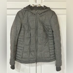 NY & Co  Gray Quilted Jacket Size Small